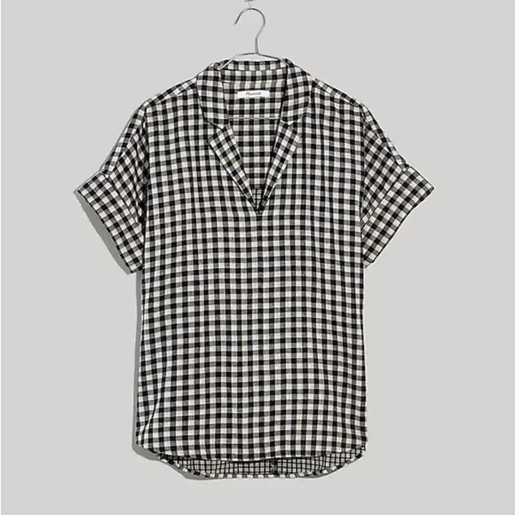 Swenson Popover Shirt in Double-Faced Gingham - Picture 5 of 9